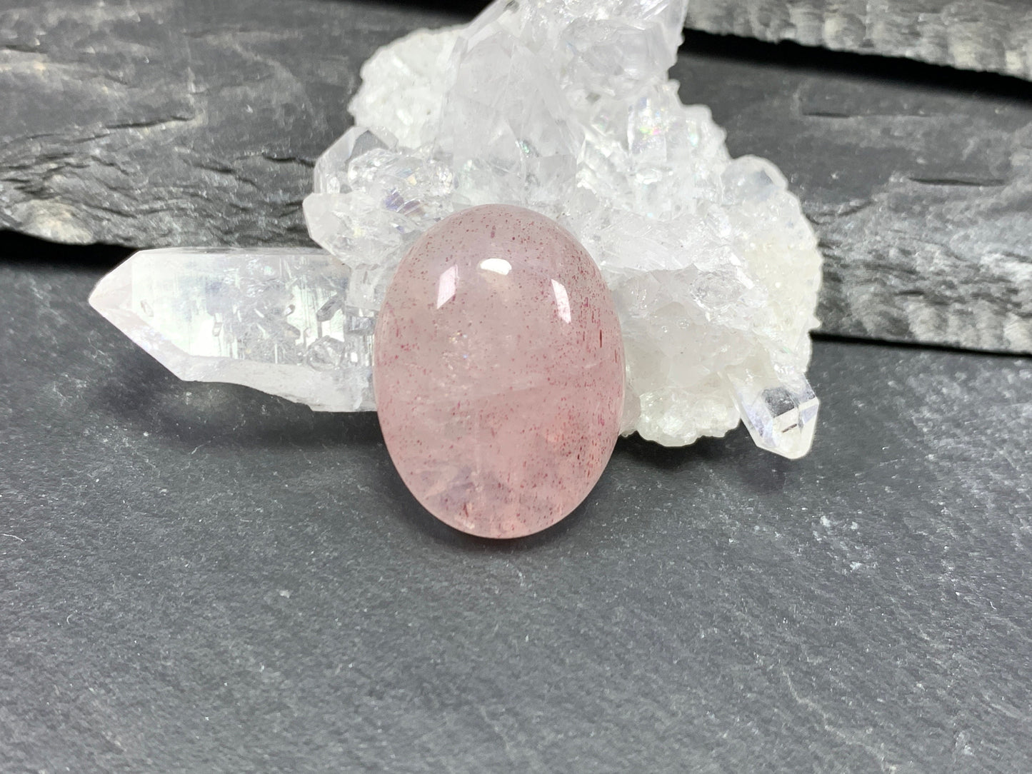 Red Sunstone oval 15x20mm Cabochon - Calibrated cabochons