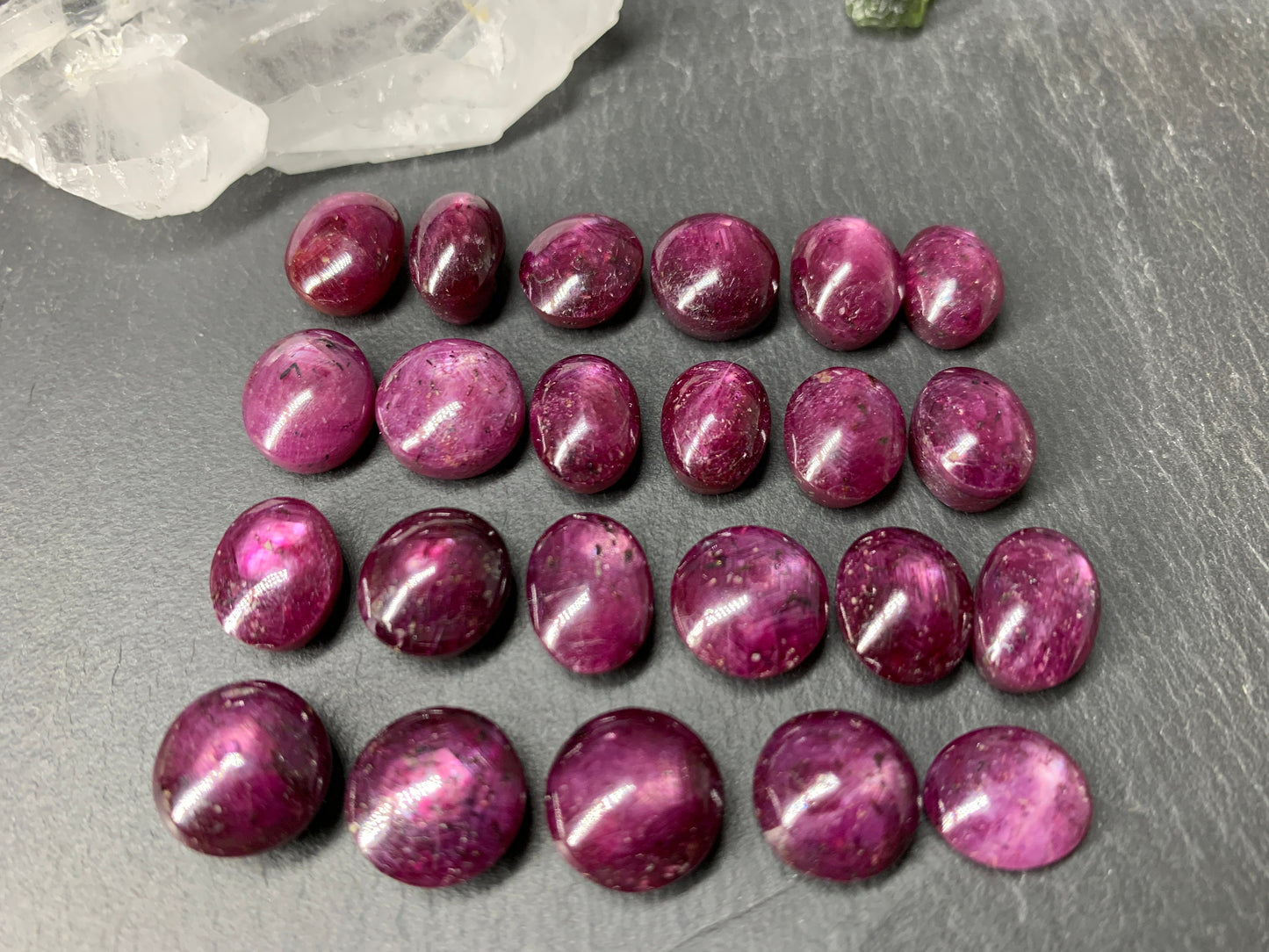 Ruby 11mm long cabochon