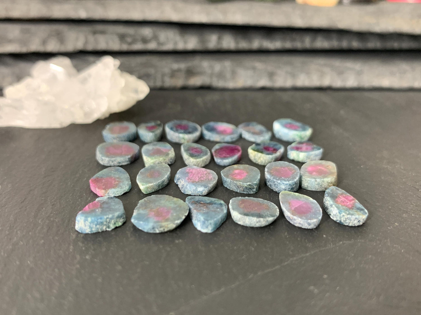 Watermelon Ruby 9-10mm long slice