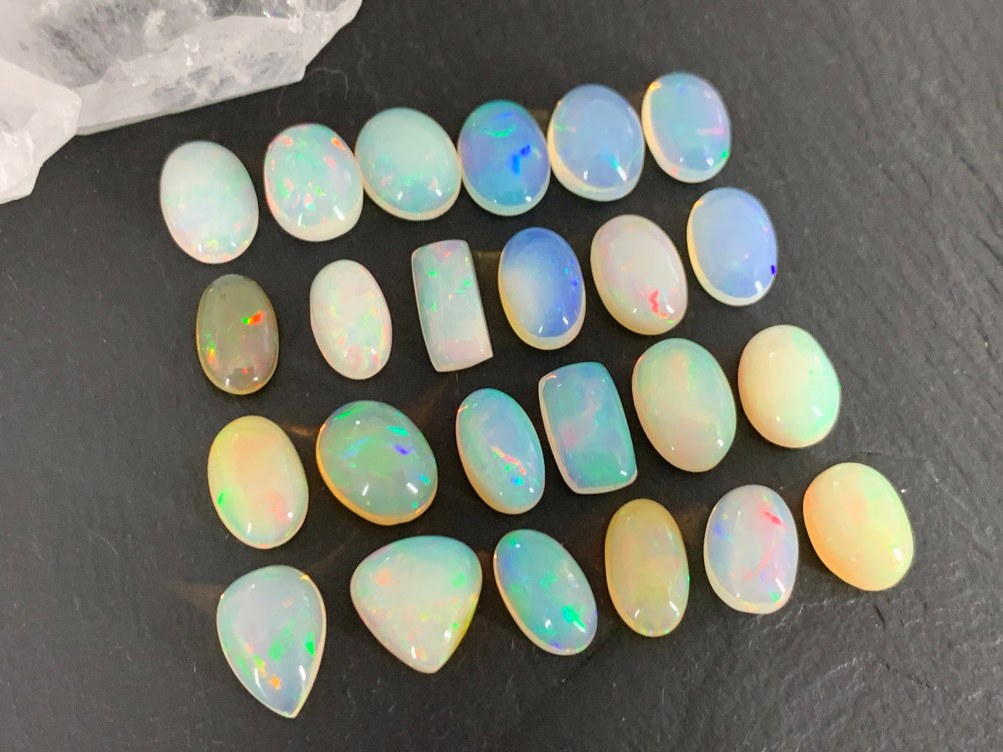 Ethiopian Opal 11mm long cabochon