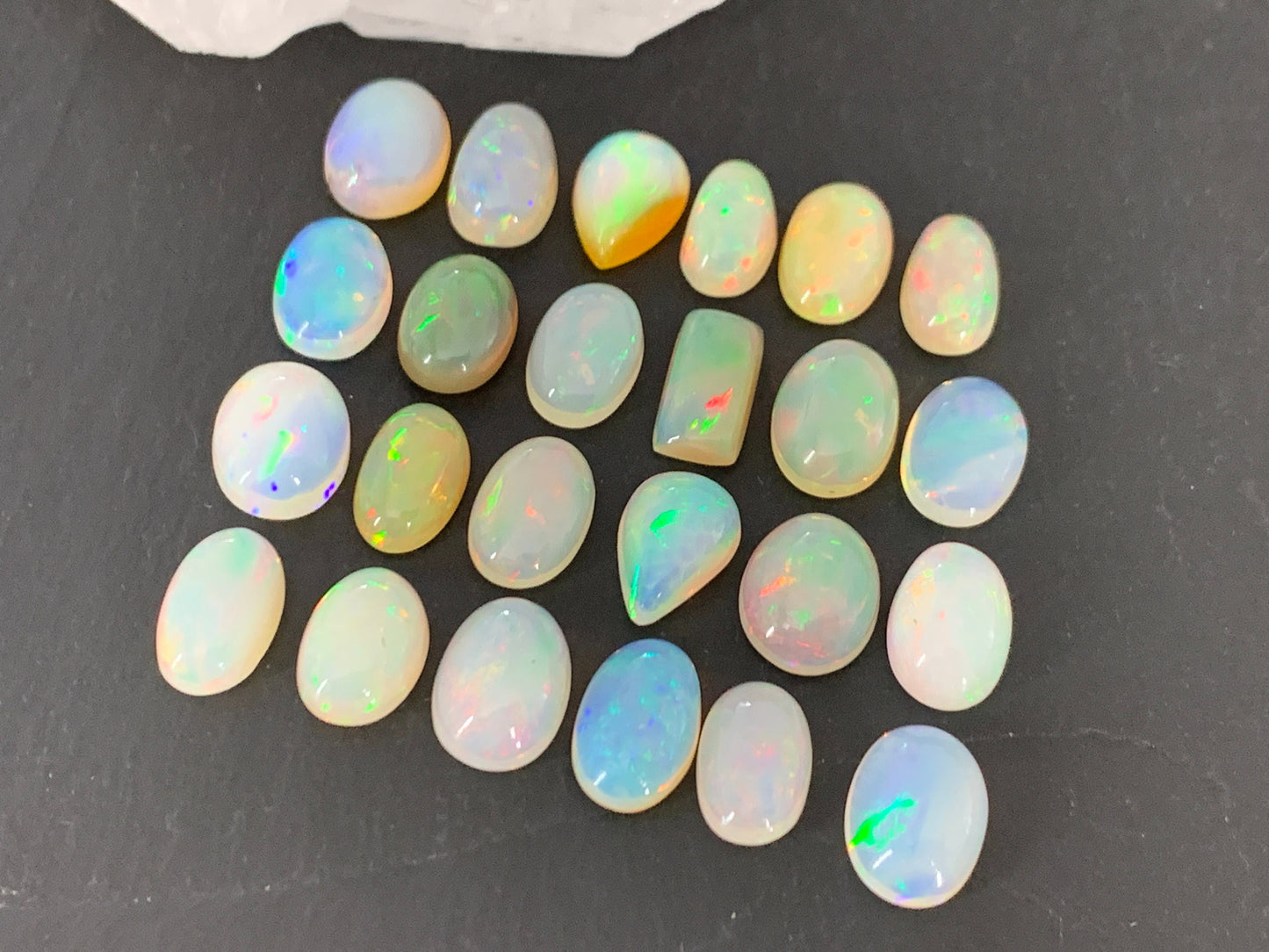 Ethiopian Opal 11mm long cabochon