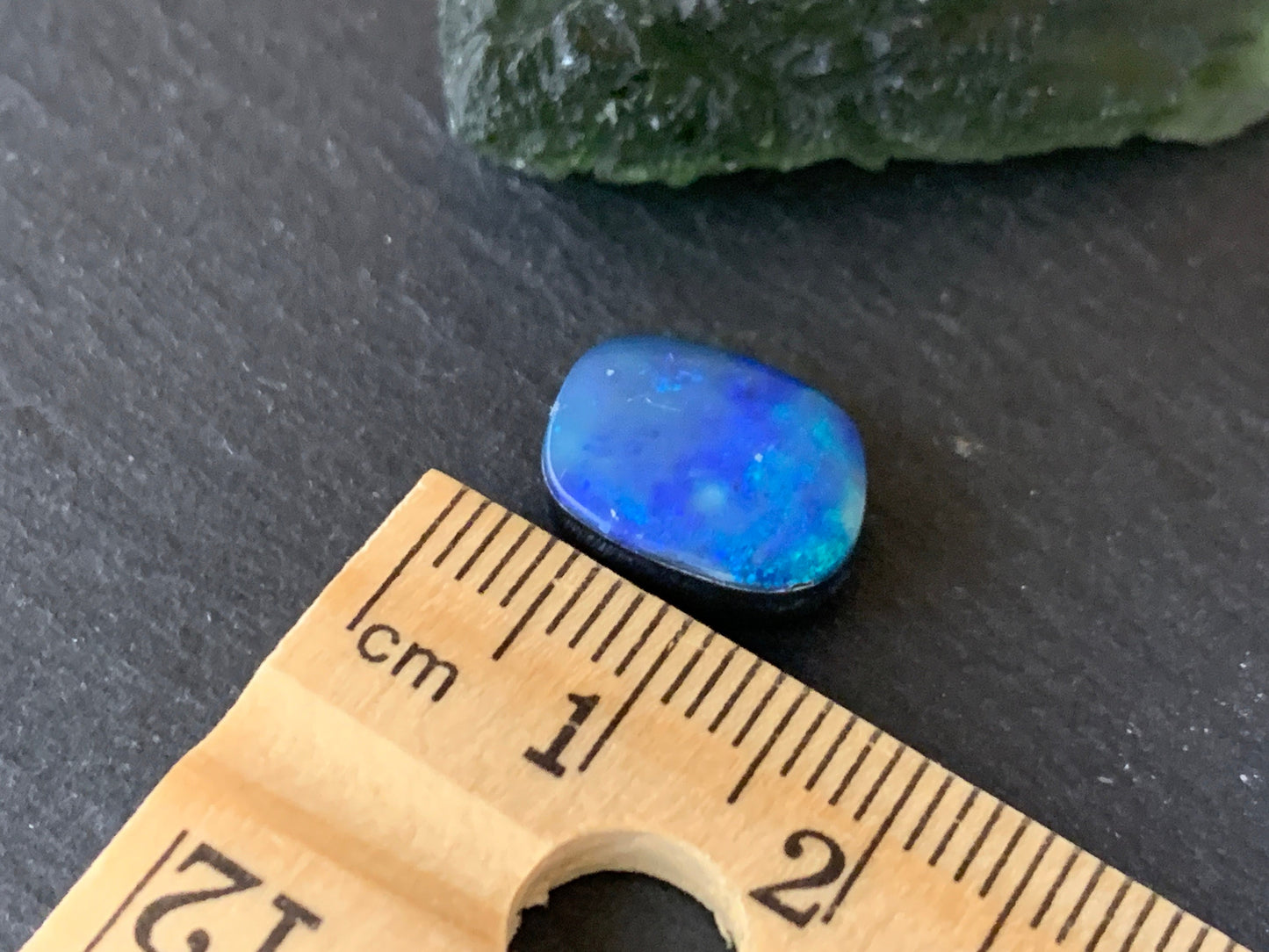Australian Opal doublet 10x13x5mm cabochon