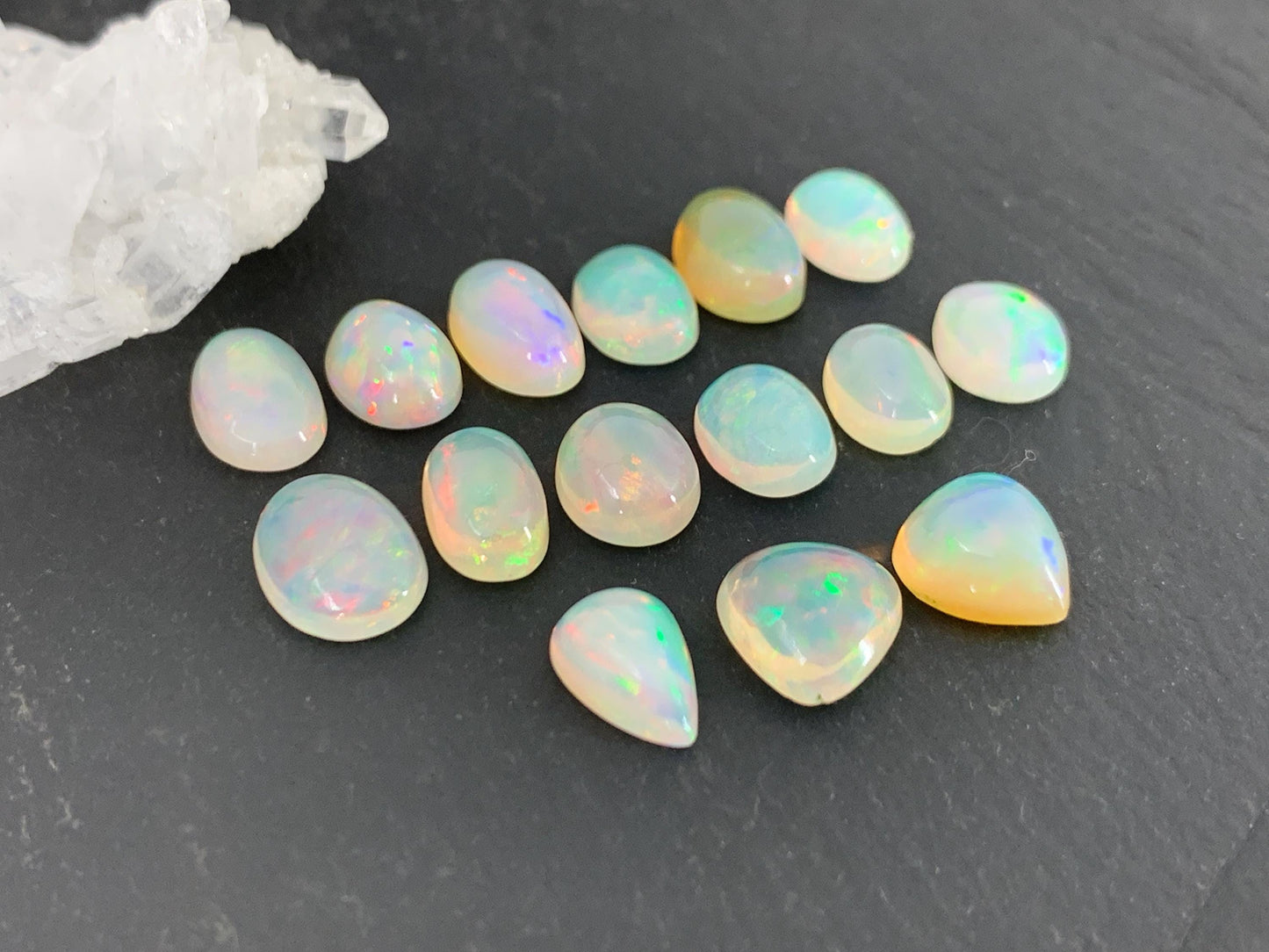Ethiopian Opal 8-10mm long cabochon