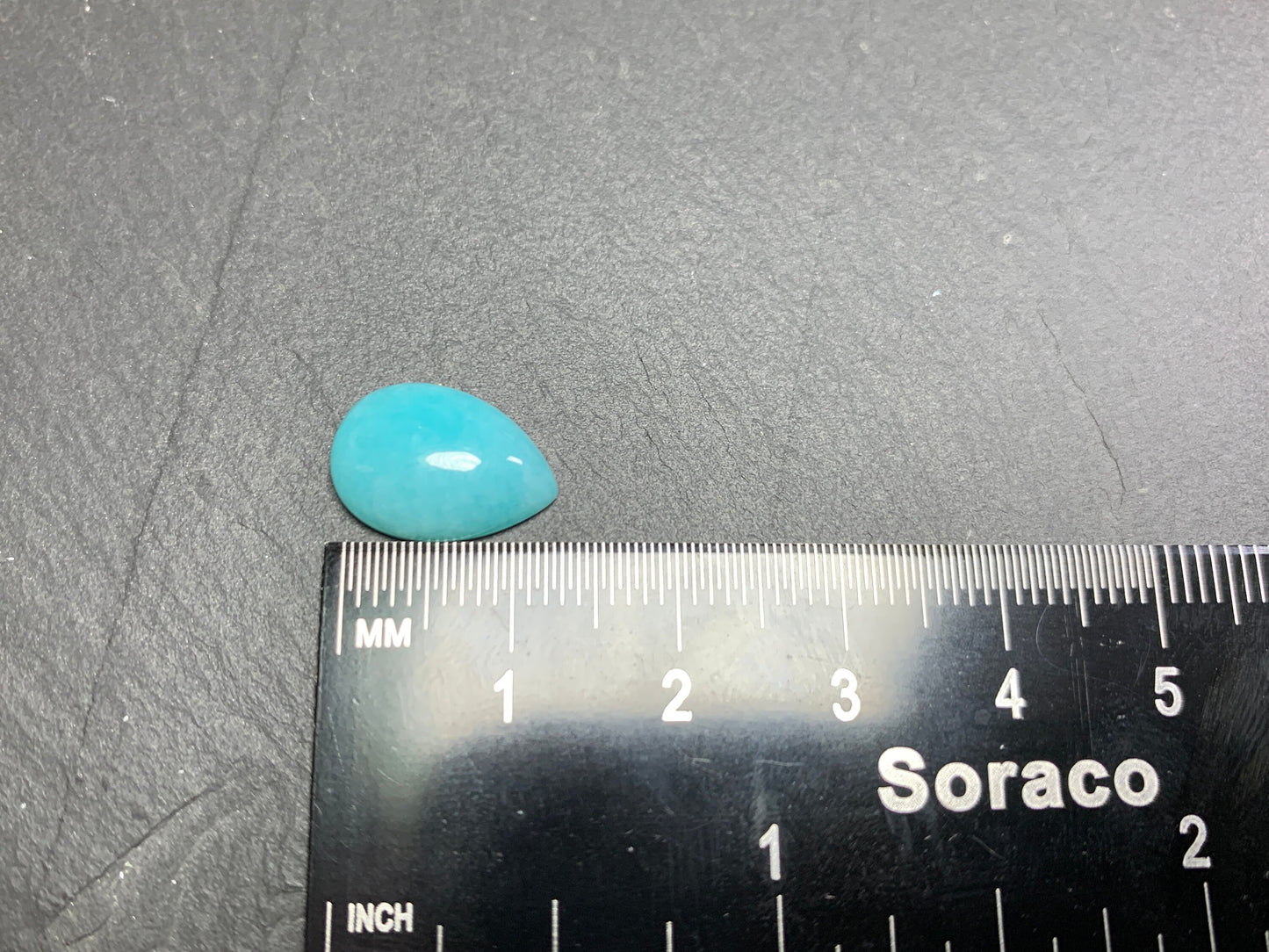Amazonite Pear 10x14mm cabochon - Calibrated cabochons