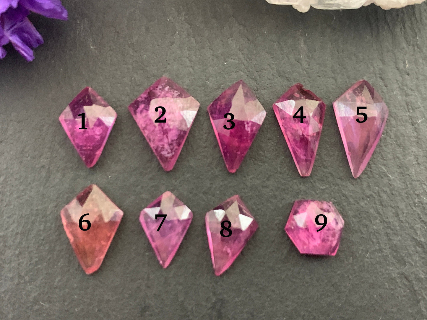Faceted Thailand Pink Sapphire cabochon | Select Your cabochon