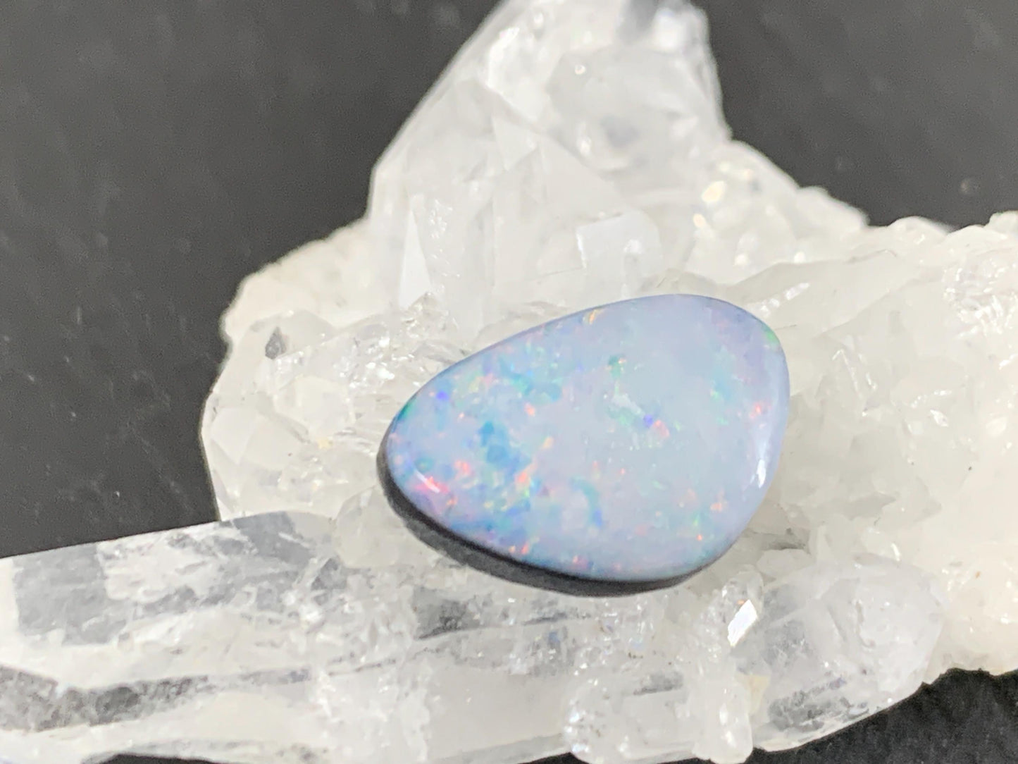 Australian Opal Doublet 9x13x4mm Free Form Cabochon - Natural Gemstone