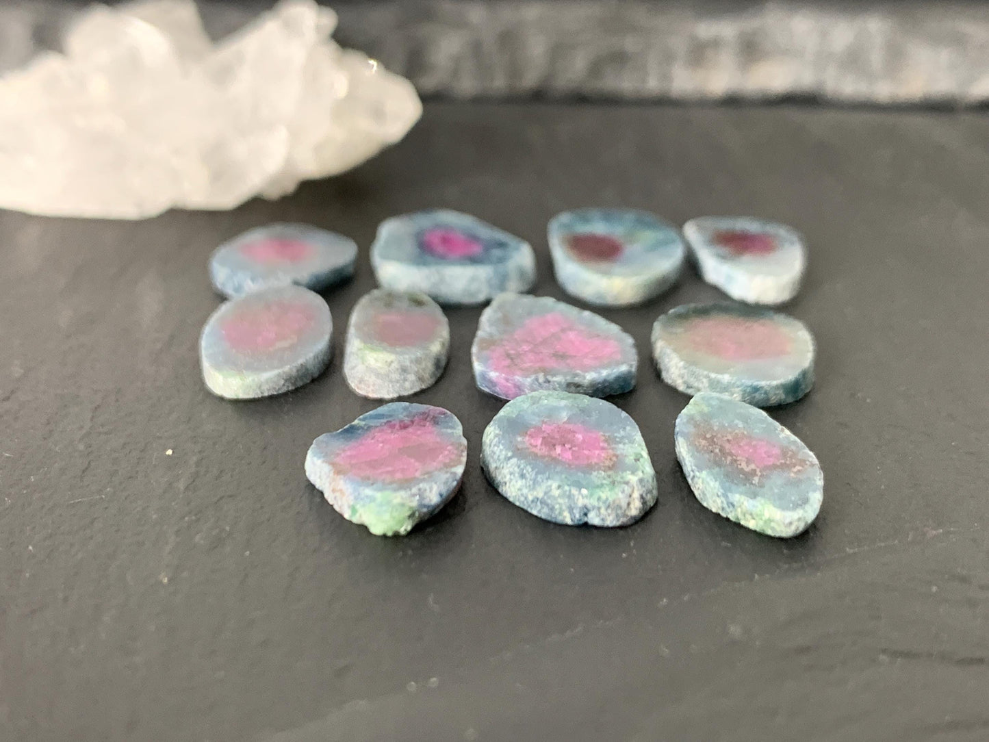 Watermelon Ruby 13mm long slice