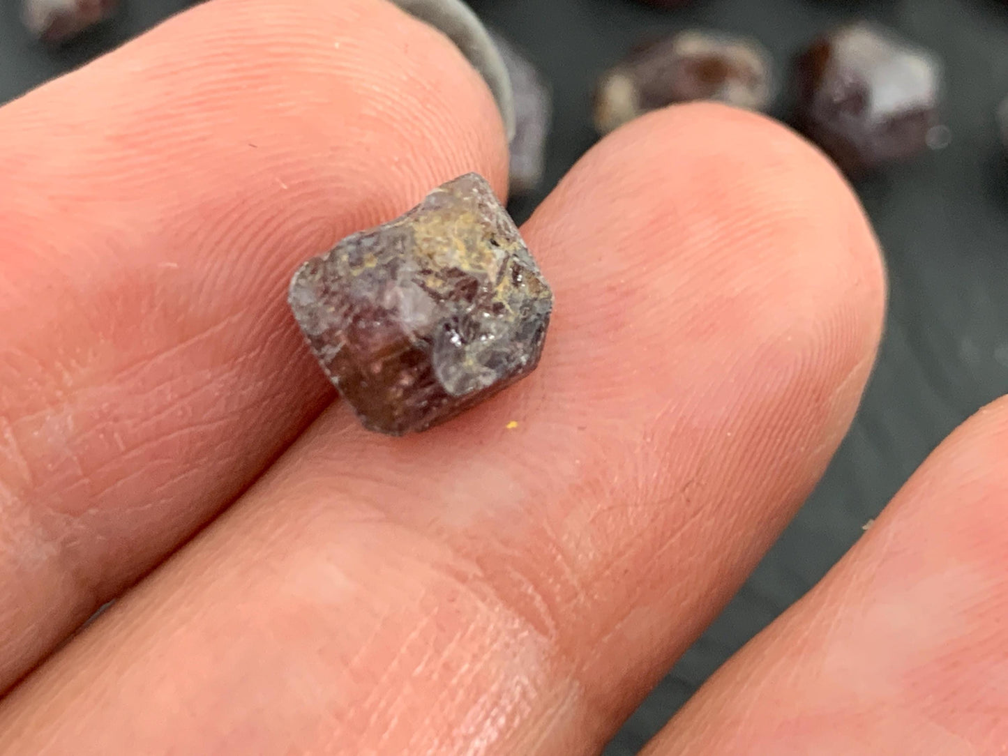 Raw Zircon from Tanzania 7-9mm long - select your piece