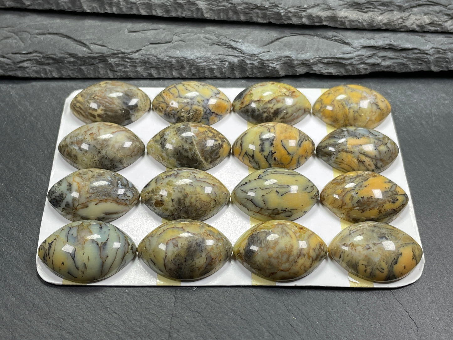 Opalite 18x25mm marquise cabochon- Calibrated cabochons