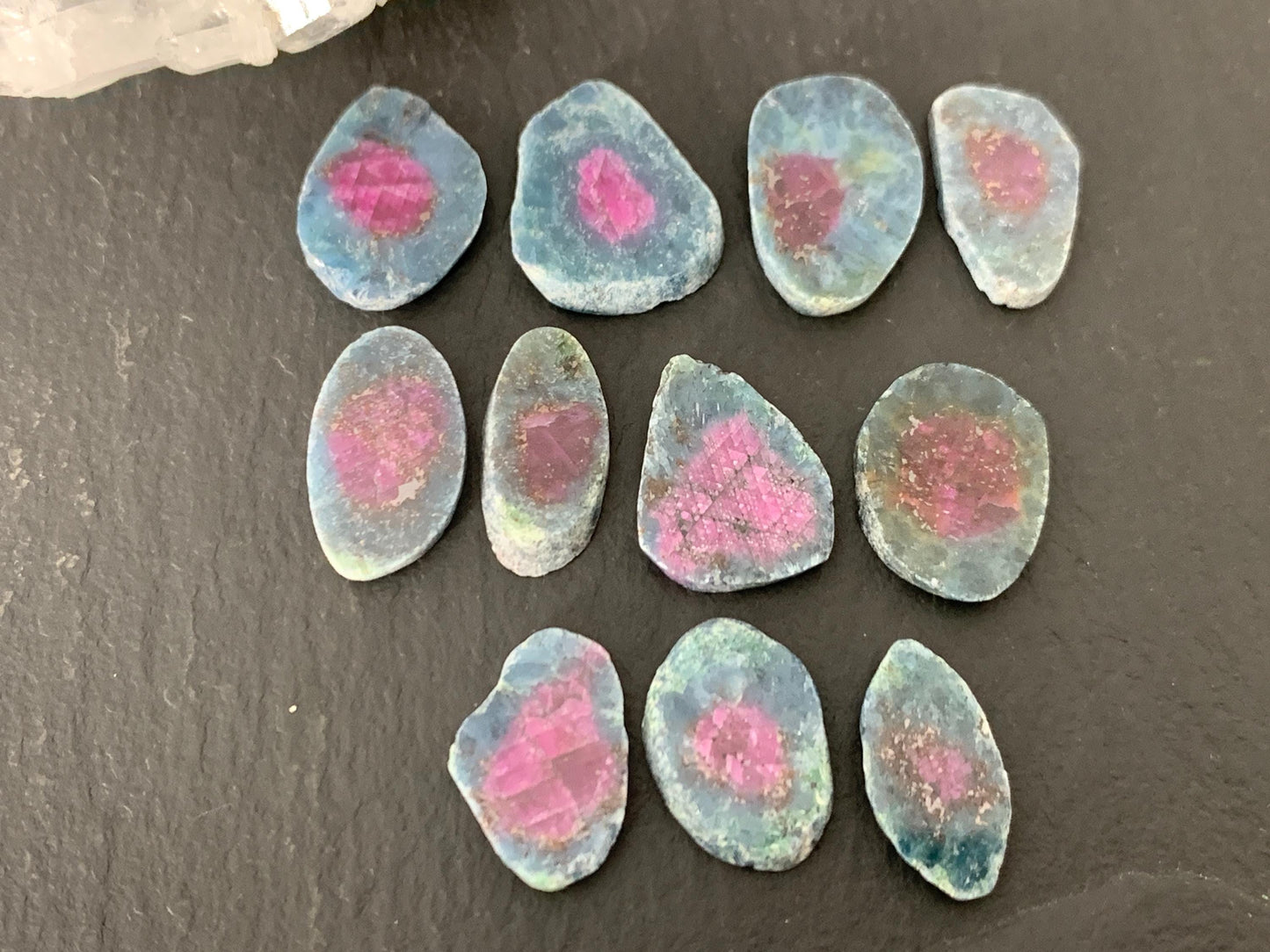 Watermelon Ruby 13mm long slice