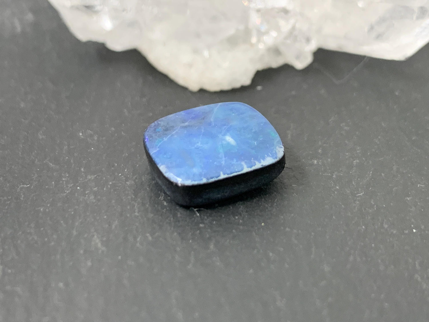 Australian Opal doublet 10x12x4mm cabochon