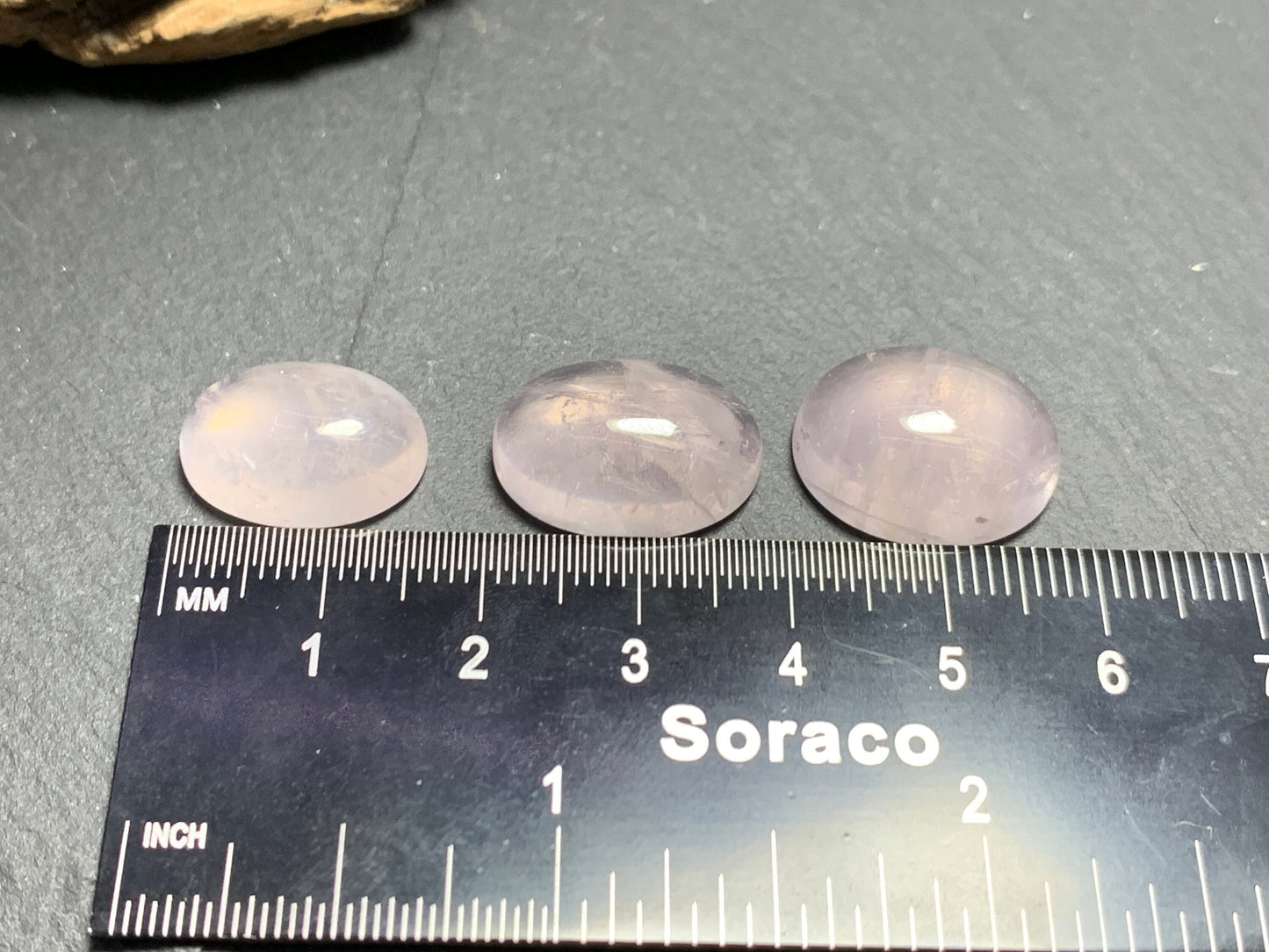 Rose Quartz oval cabochon - Calibrated cabochons