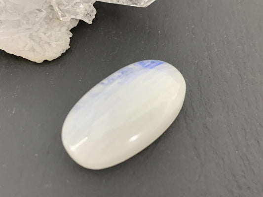 Rainbow Moonstone oval 24x13x8mm cabochon