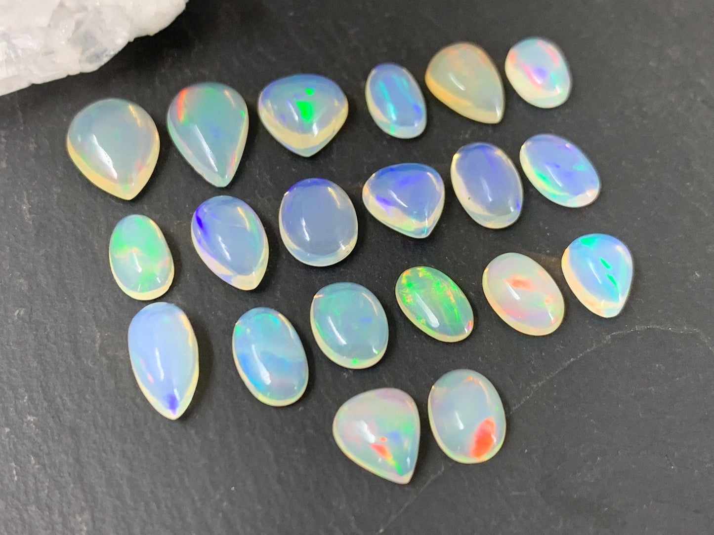 Ethiopian Opal 9-12mm long cabochon