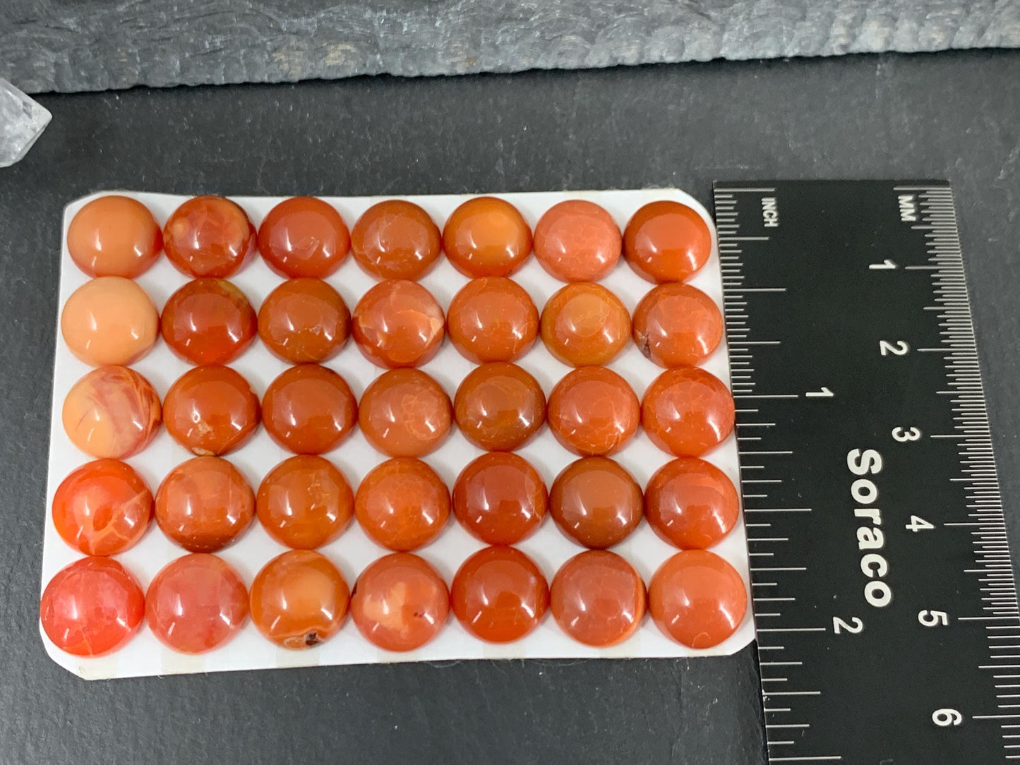Mexican Opal round 10mm cabochon - Calibrated cabochons
