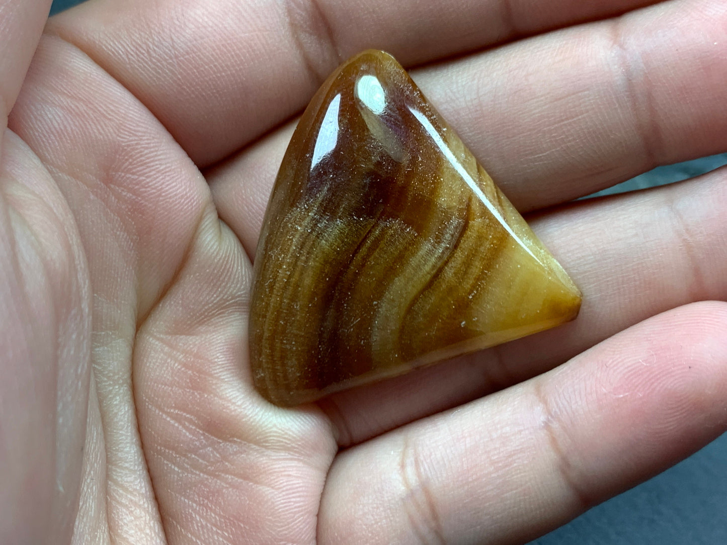 Aragonite 33x77x7mm Cabochon