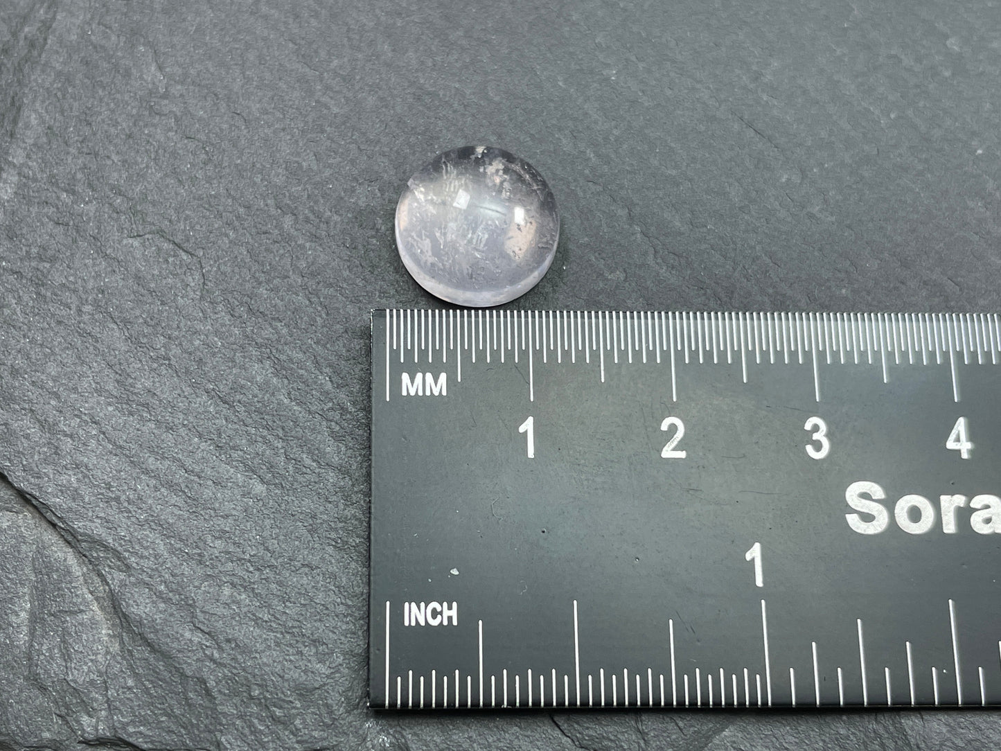 Rose Quartz round 12mm cabochon - Calibrated cabochons