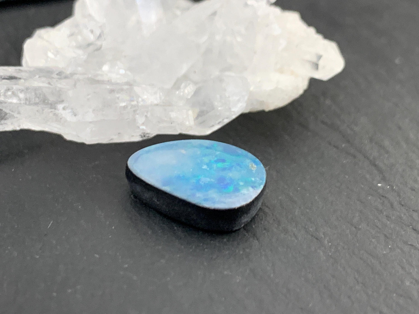 Australian Opal doublet 10x13x4mm cabochon