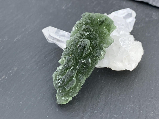 Moldavite Crystal: Natural Rough Stone (Czech Republic, 8.22g)