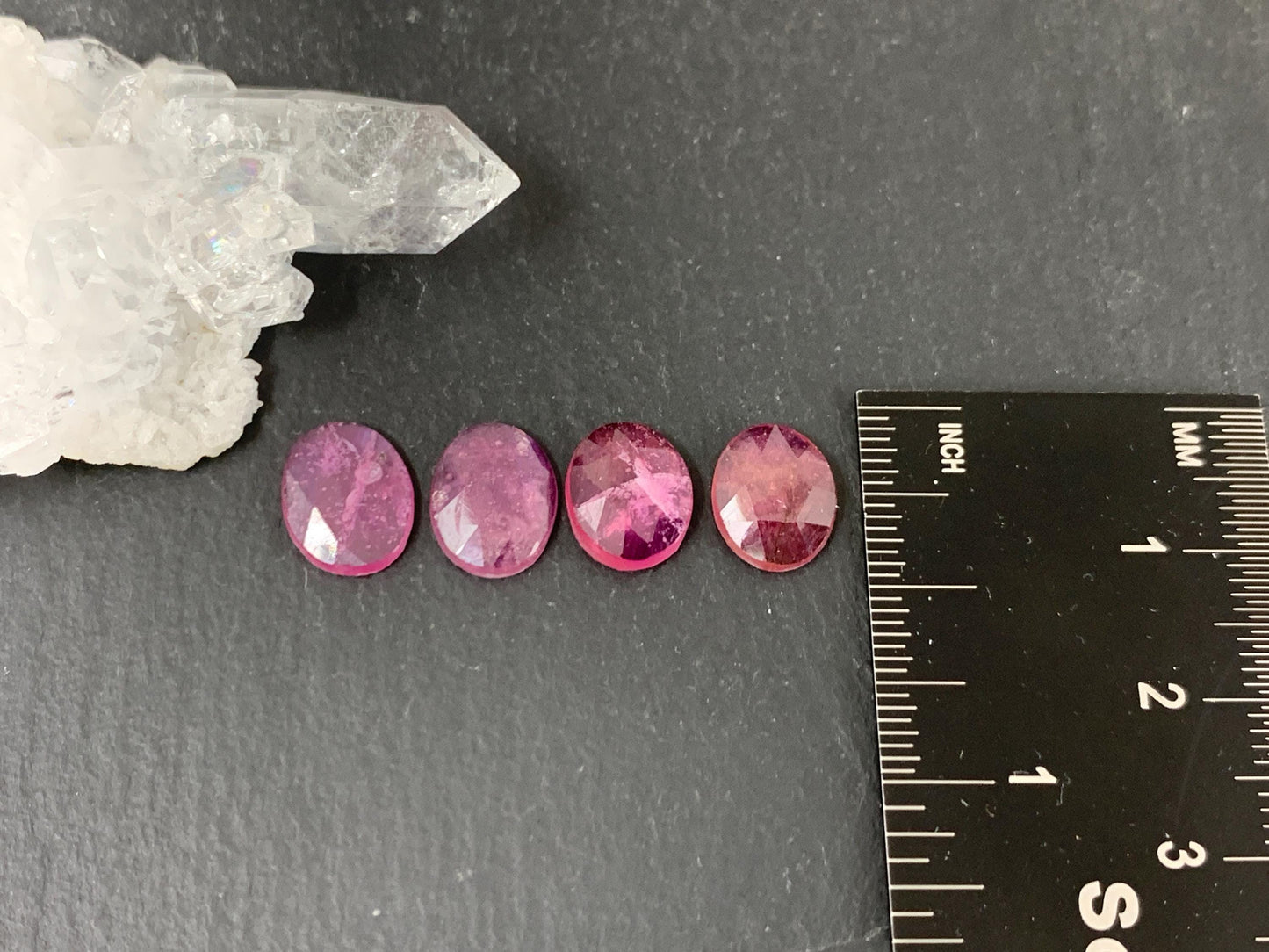 Faceted Sapphire oval 8x10mm cabochon Second quality cabochon