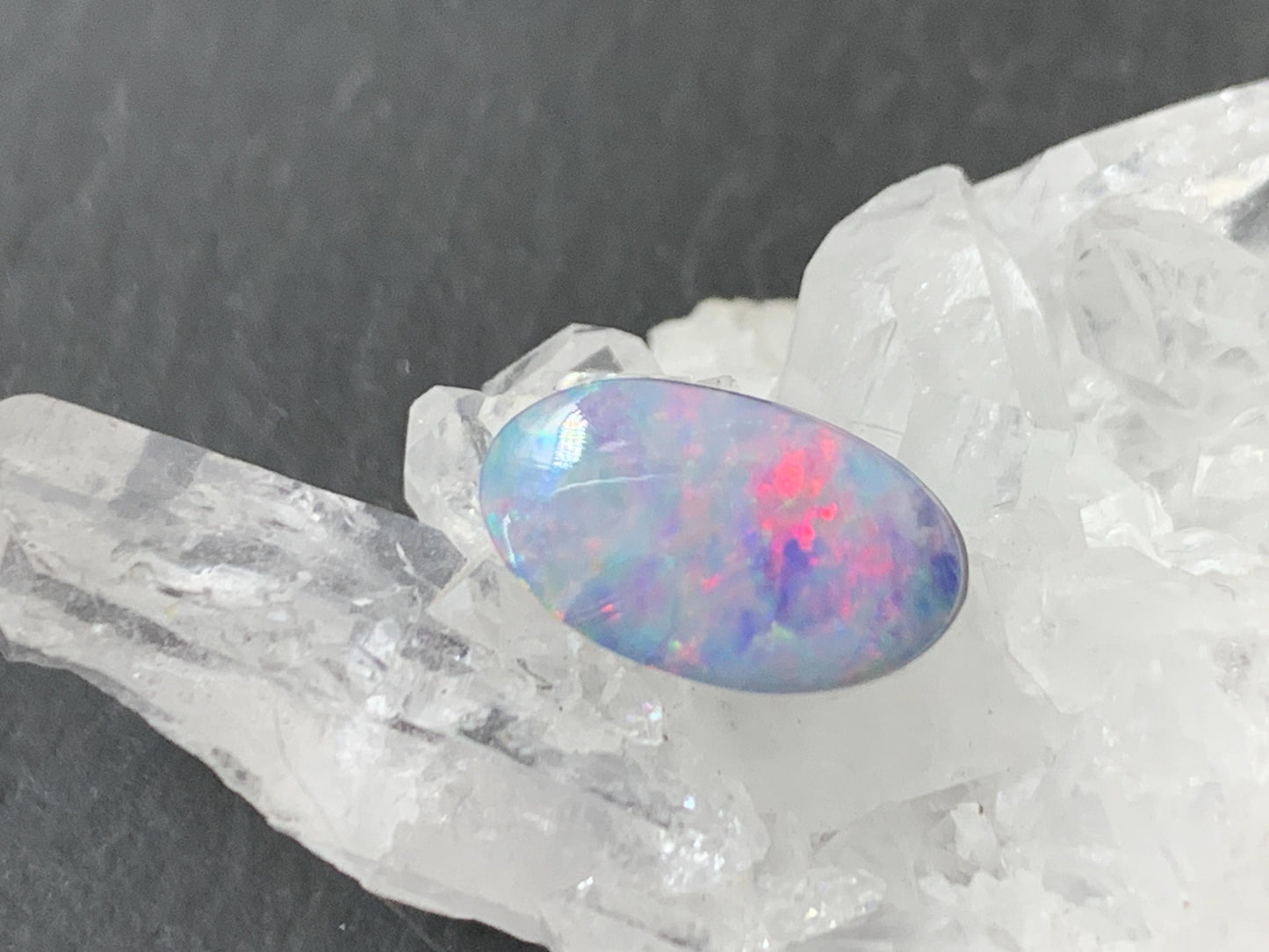 Australian Opal Doublet 7x12x4mm Free Form Cabochon – Natural Gemstone