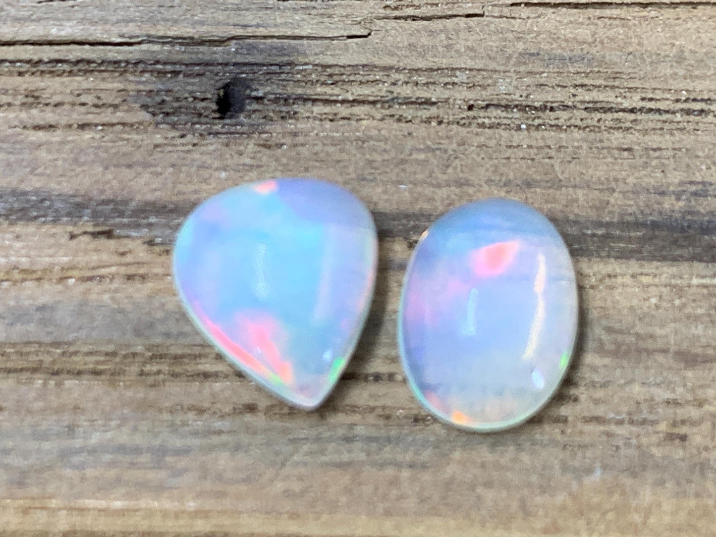 Ethiopian Opal 9-12mm long cabochon