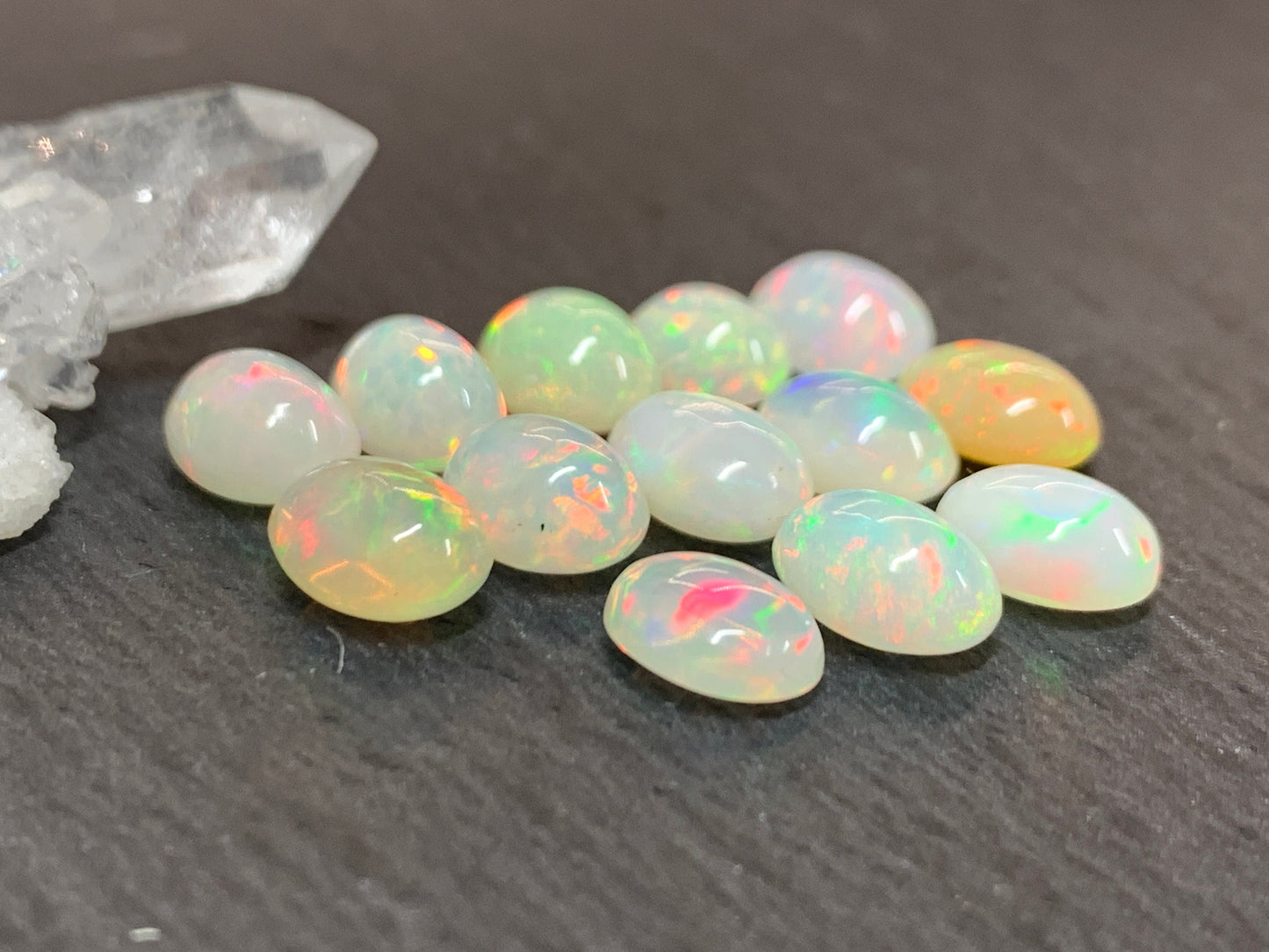 Ethiopian Opal oval 7x9mm cabochon