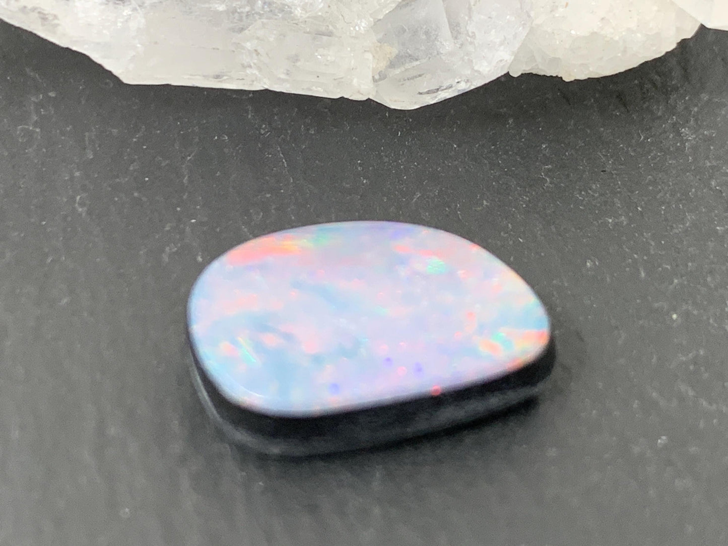Australian Opal Doublet 10x14.5x4mm Free Form Cabochon Gemstone Jewelry