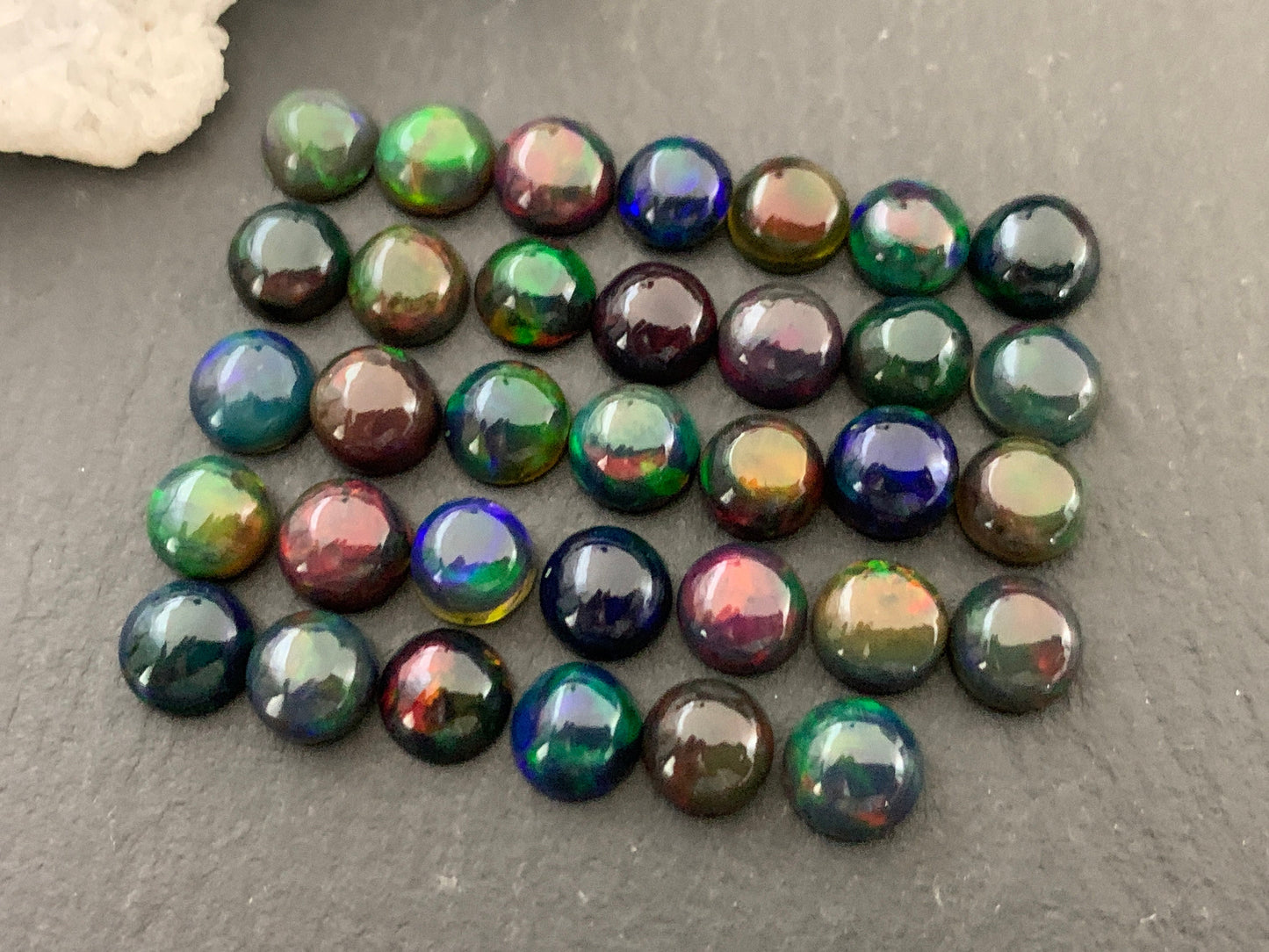 Ethiopian Opal round 6mm cabochon