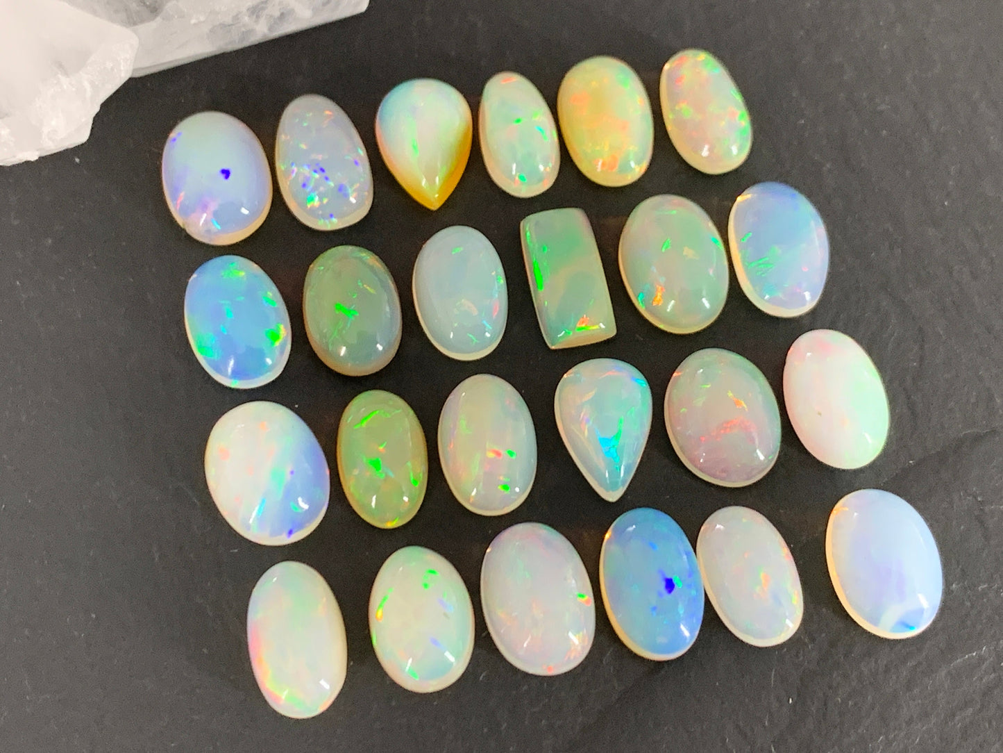 Ethiopian Opal 11mm long cabochon