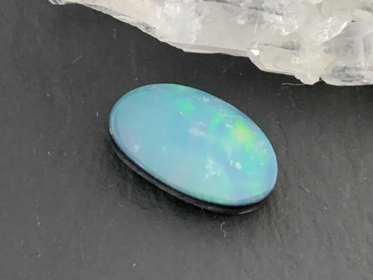 Australian Opal doublet 8x14x4mm cabochon