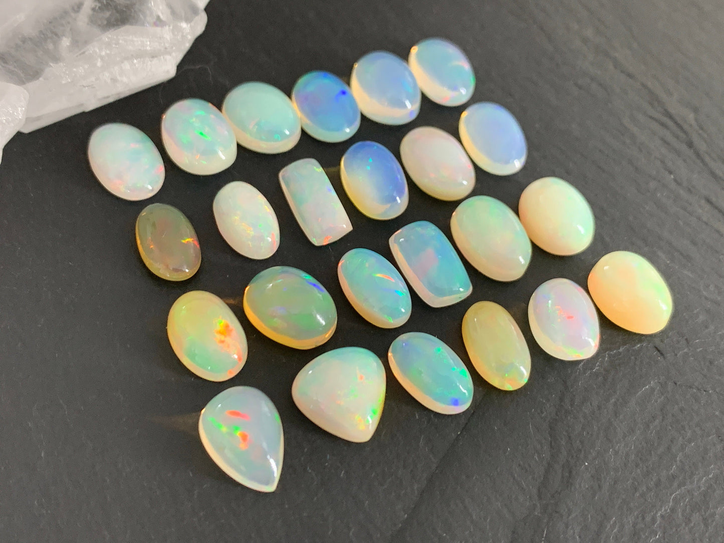 Ethiopian Opal 11mm long cabochon