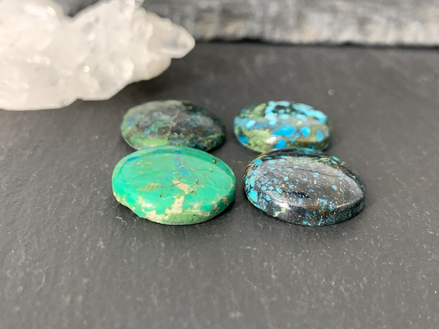 Tibetan Turquoise round 15mm cabochon