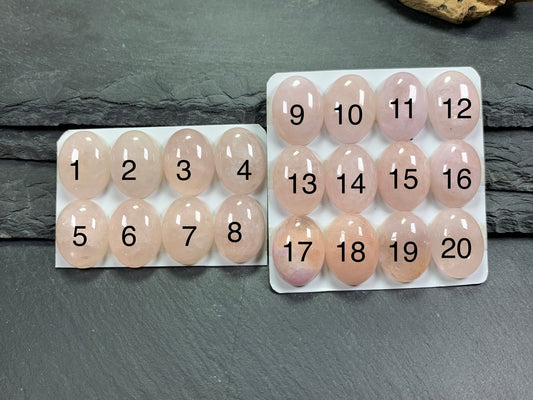 Morganite oval 15x20mm cabochon - Calibrated cabochons