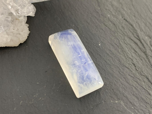 Rainbow Moonstone 22x9x8mm cabochon
