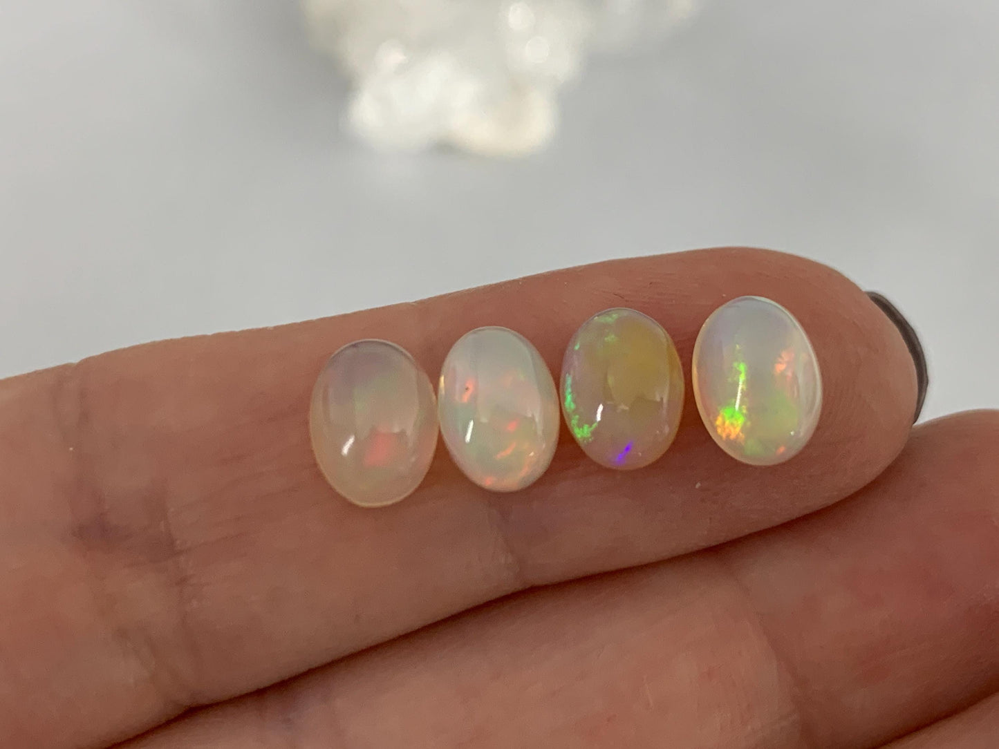 Ethiopian Opal 6x8mm cabochon