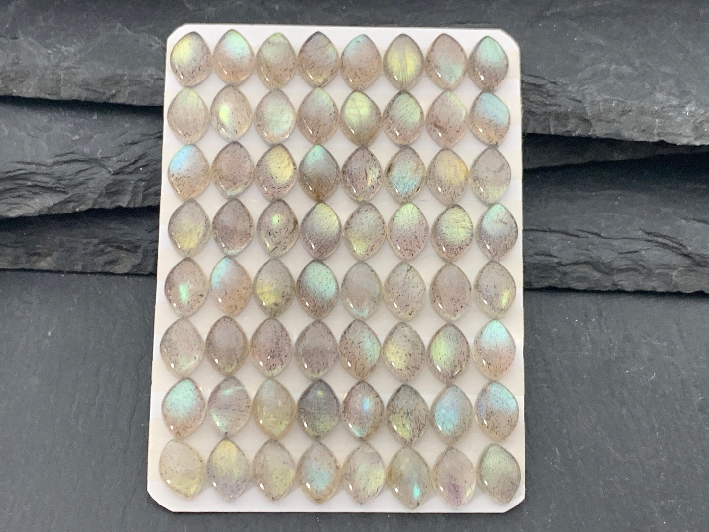 Labradorite marquise 6x8mm Cabochon - Calibrated Cabochons