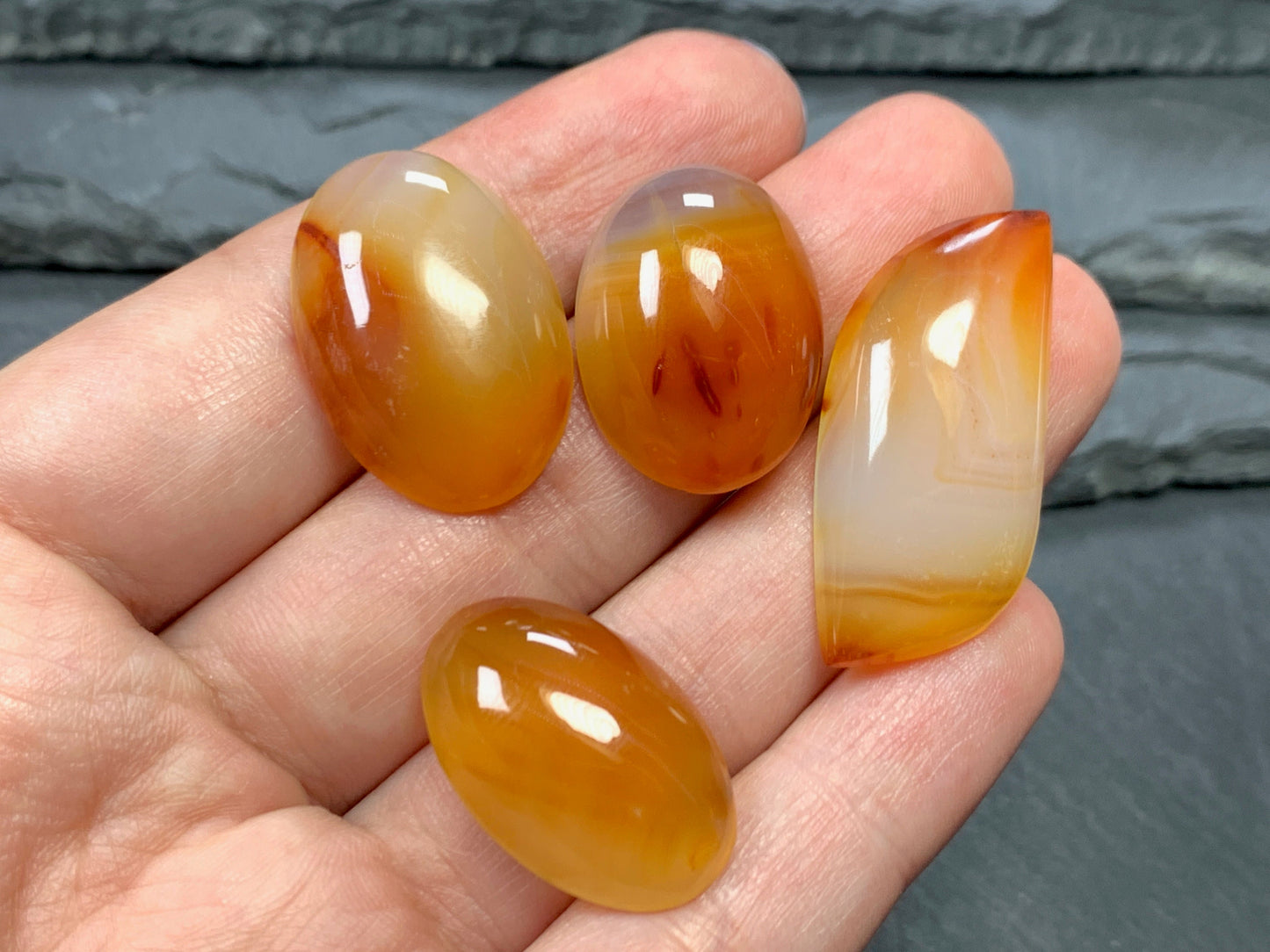 Carnelian cabochon