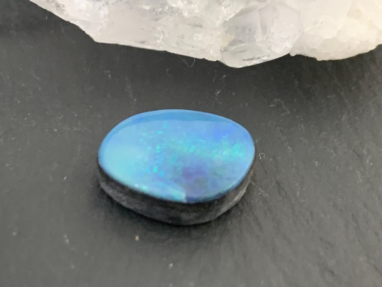Australian Opal doublet 10x13x4mm cabochon