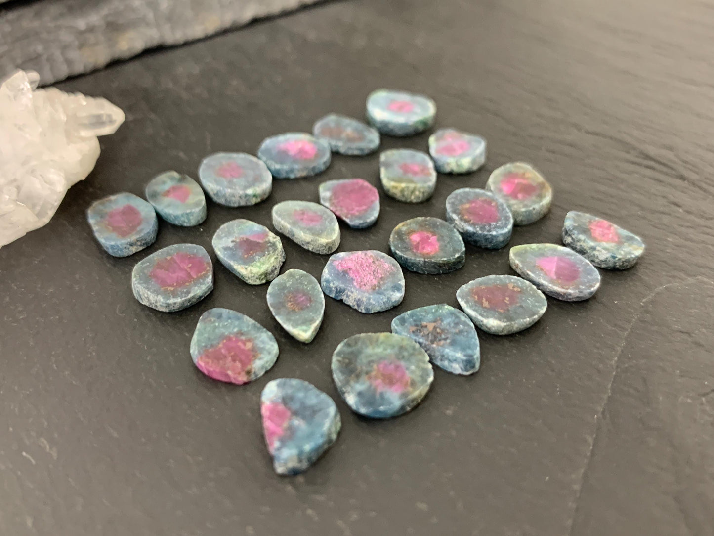 Watermelon Ruby 9-10mm long slice