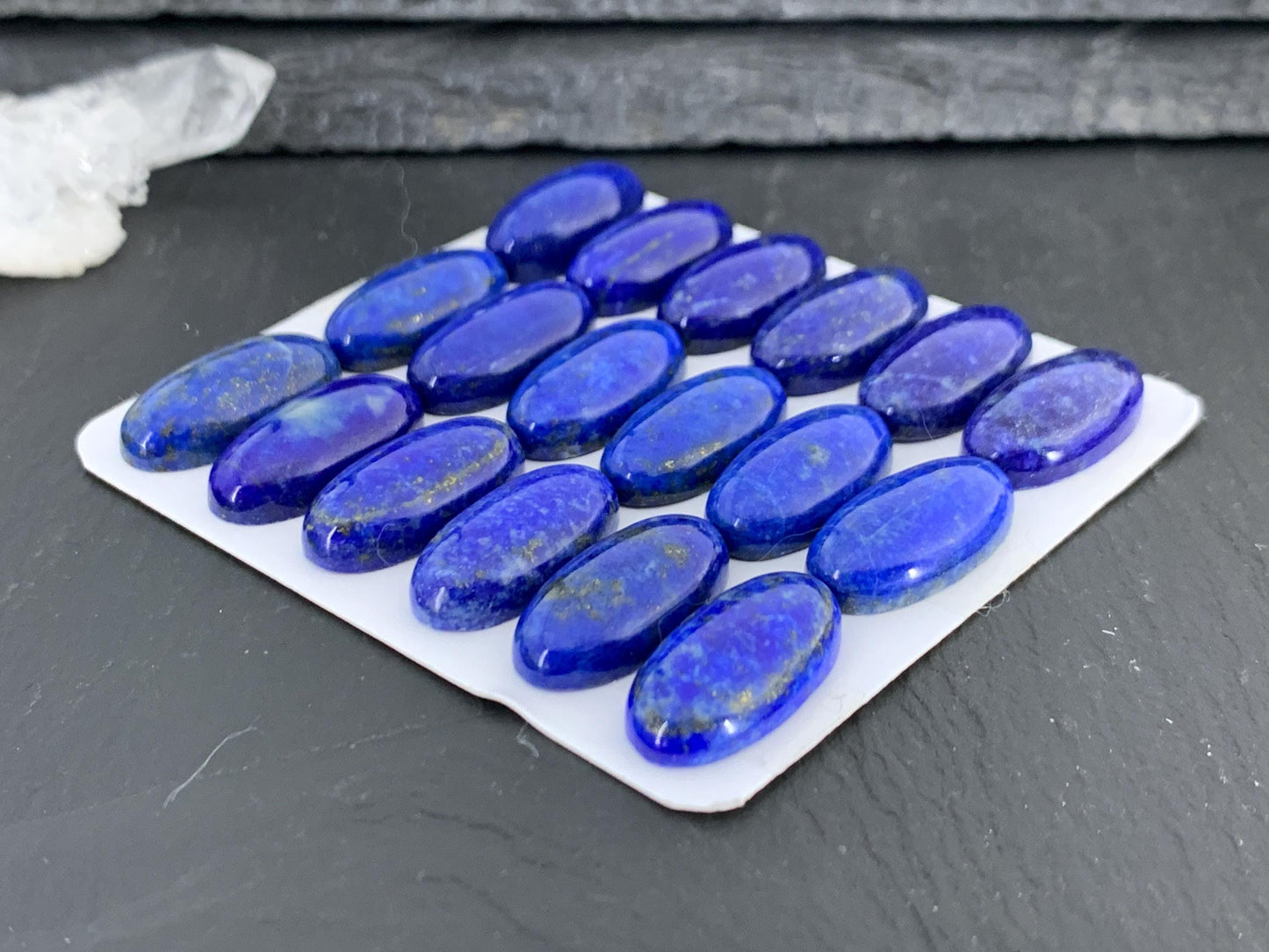 Lapis Lazuli oval 10x20mm cabochon - Calibrated cabochons