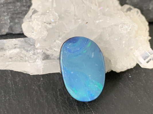 Australian Opal doublet 10.5x15x4.5mm cabochon