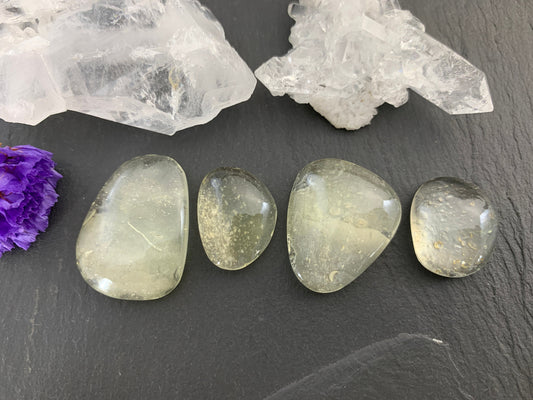 Libyan Desert Glass 19-27mm long cabochon