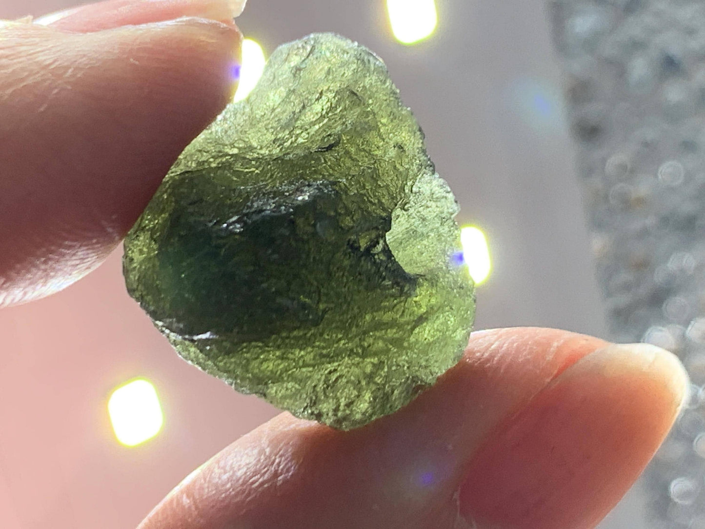 Moldavite Crystal: Natural Rough Stone (Czech Republic, 3.14g)