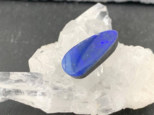 Second Quality Australian Opal doublet 7x15x4mm cabochon