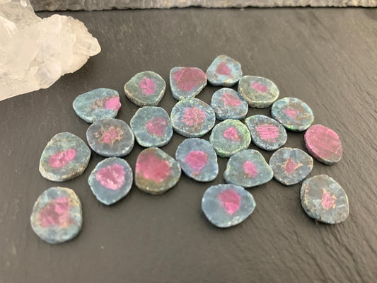 Watermelon Ruby 11mm long slice