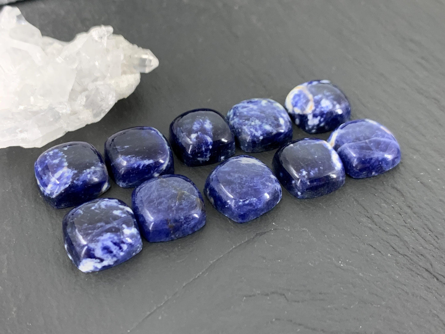 Sodalite square 12mm cabochon