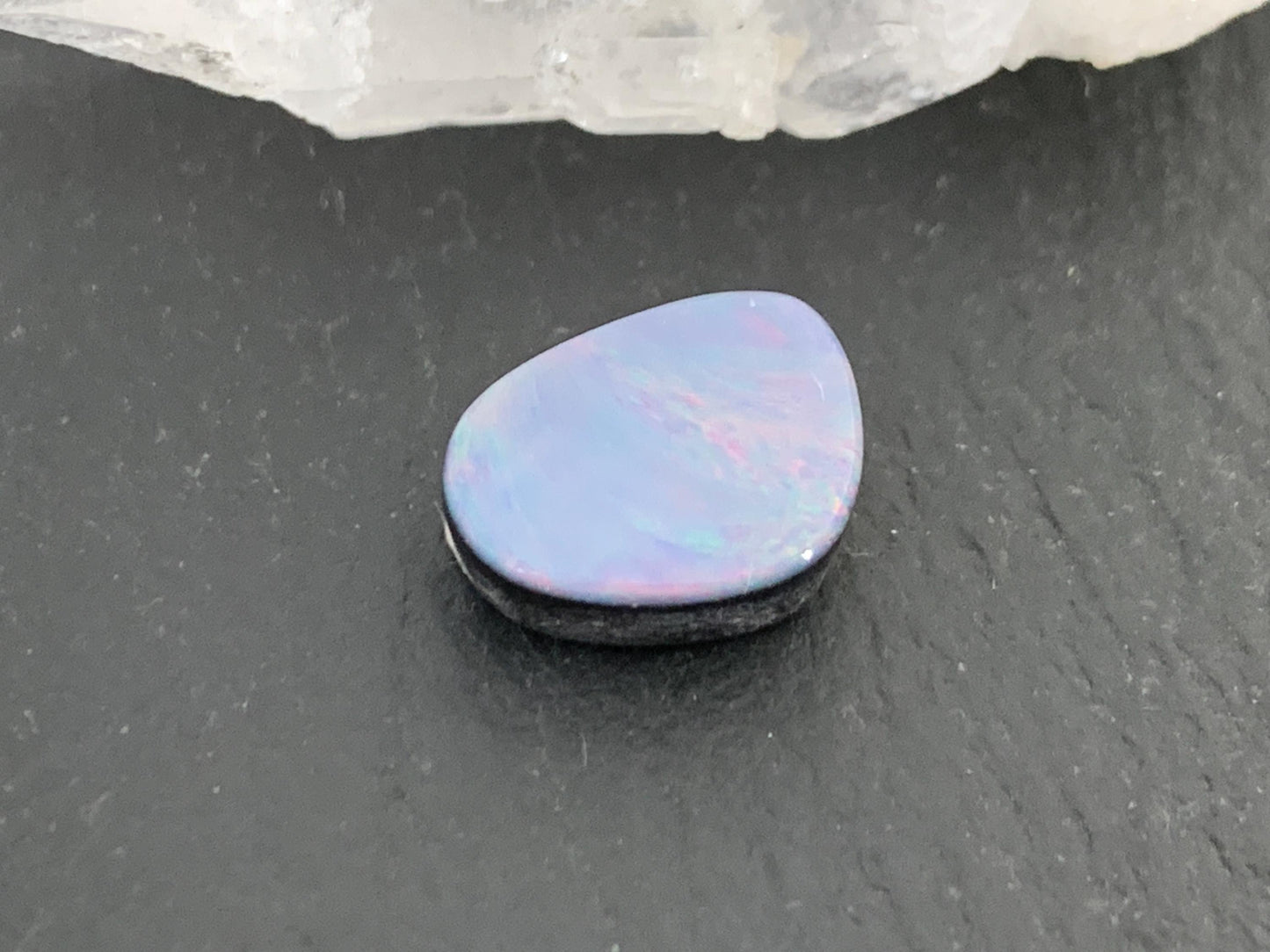 Australian Opal doublet 8x10x4mm cabochon