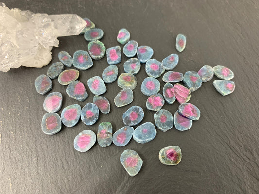 Watermelon Ruby 9mm long slice