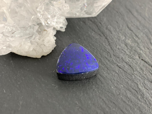 Australian Opal doublet 11x12x3.5mm cabochon